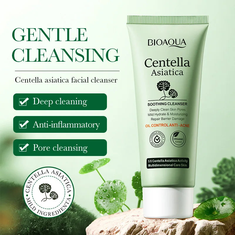 Verdelle Centella Calming Cleanser – Gentle Face Wash for Sensitive & Acne-Prone Skin