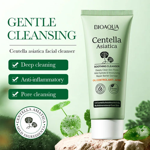 Verdelle Centella Calming Cleanser – Gentle Face Wash for Sensitive & Acne-Prone Skin